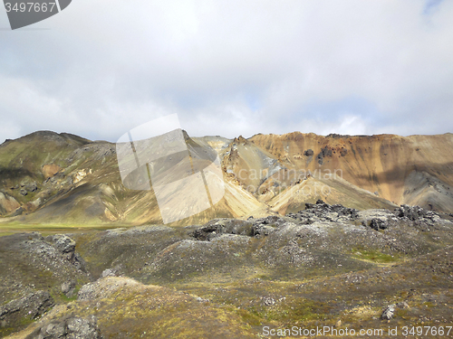 Image of mountain scenery in Iceland