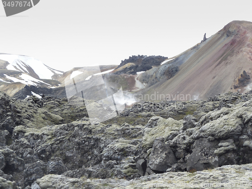 Image of mountain scenery in Iceland