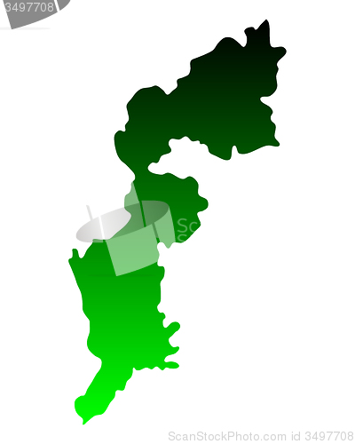 Image of Map of Burgenland