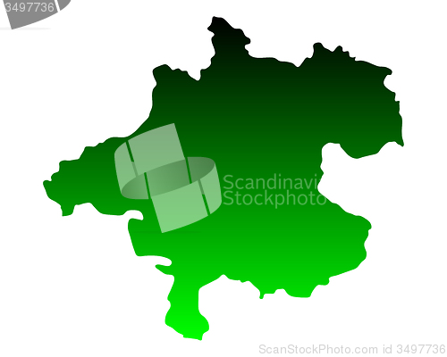 Image of Map of Upper Austria