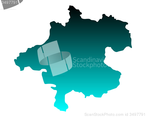 Image of Map of Upper Austria