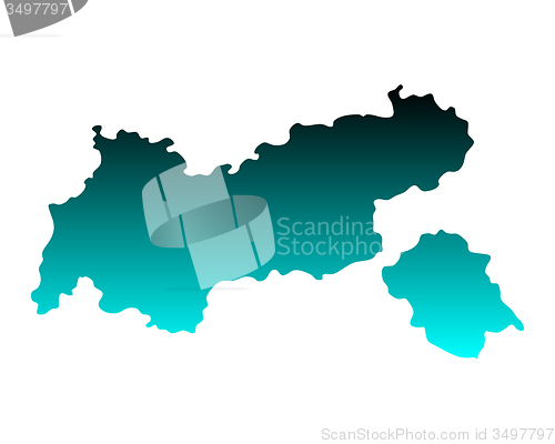 Image of Map of Tyrol