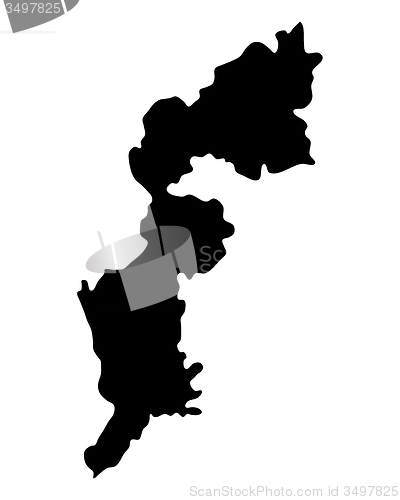 Image of Map of Burgenland