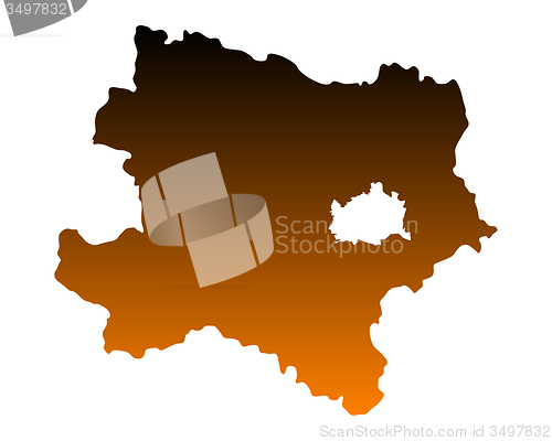 Image of Map of Lower Austria
