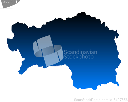 Image of Map of Styria