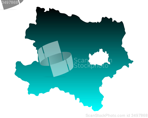 Image of Map of Lower Austria