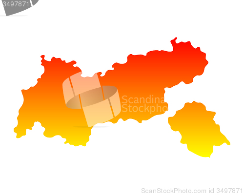 Image of Map of Tyrol