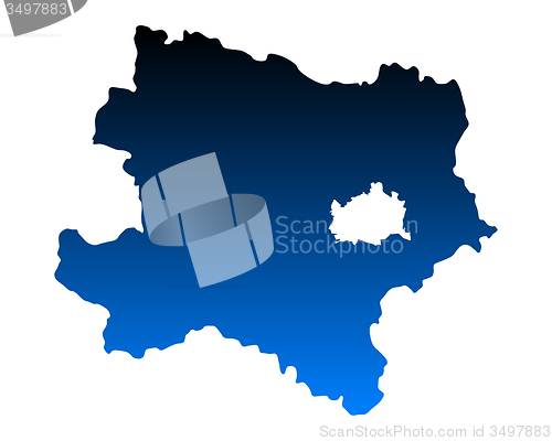 Image of Map of Lower Austria