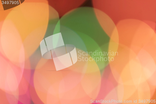Image of Blurry colorful lights
