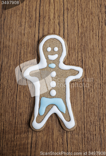 Image of Gingerbread man cookie