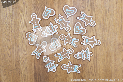 Image of Gingerbread cookies on a table