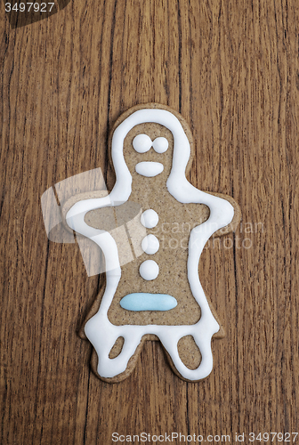 Image of Gingerbread woman cookie