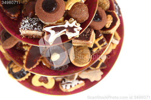 Image of christmas cookies isolated 