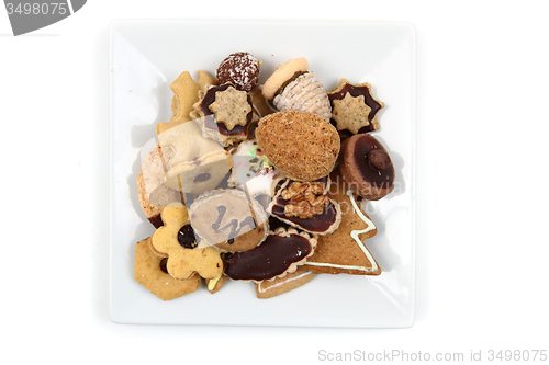 Image of christmas cookies isolated 