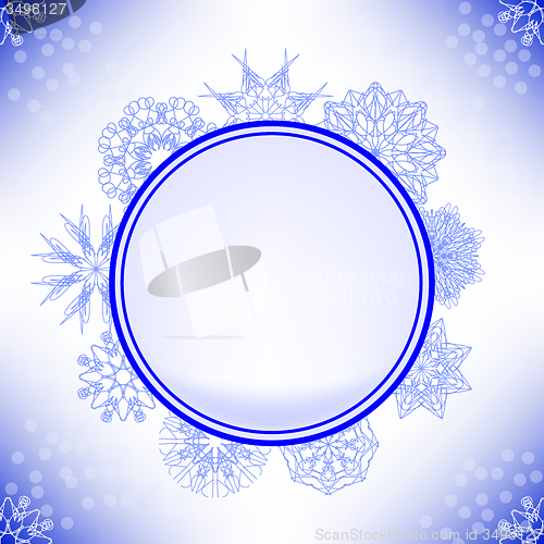 Image of Winter Snow Label 