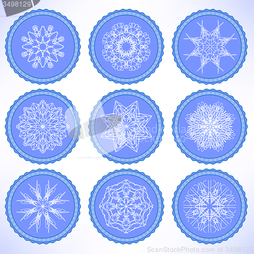 Image of Winter Snow Labels