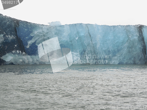 Image of coastal iceberg scenery