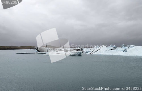 Image of coastal iceberg scenery