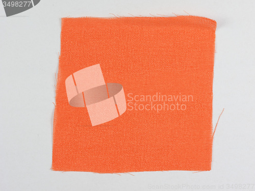 Image of Orange fabric sample