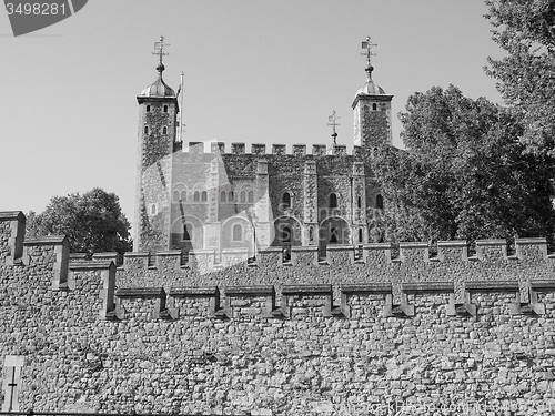 Image of Black and white Tower of London