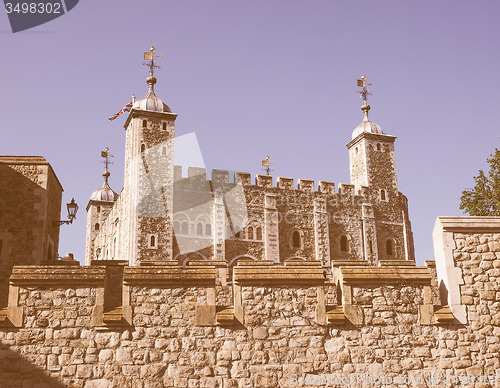 Image of Retro looking Tower of London