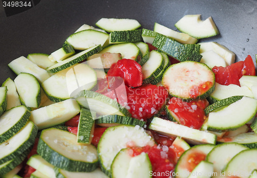 Image of Zucchini with tomato