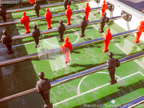 Image of Retro look Table football