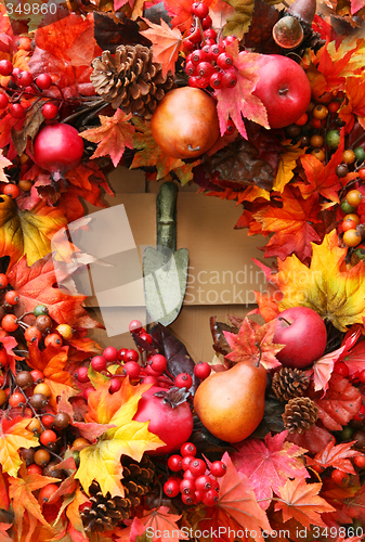 Image of Festive autumn wreath