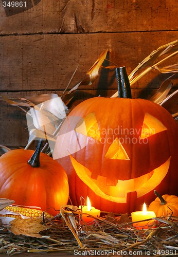 Image of Funny faced pumpkin