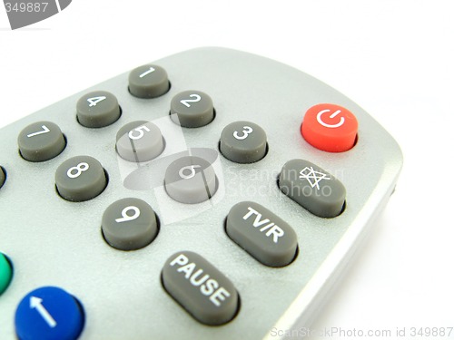 Image of remote control close-up