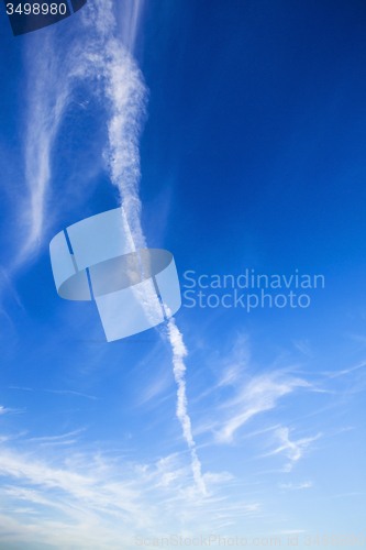 Image of the sky with clouds  