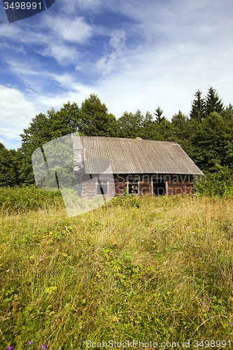 Image of the thrown house  