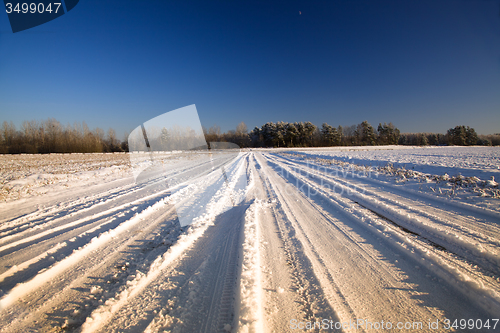 Image of  road winter