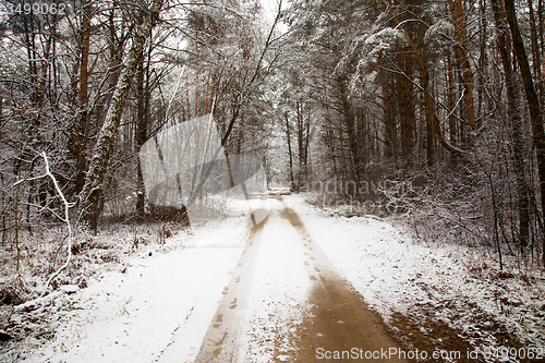 Image of  road winter