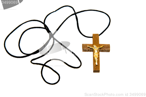 Image of wooden neck cross 