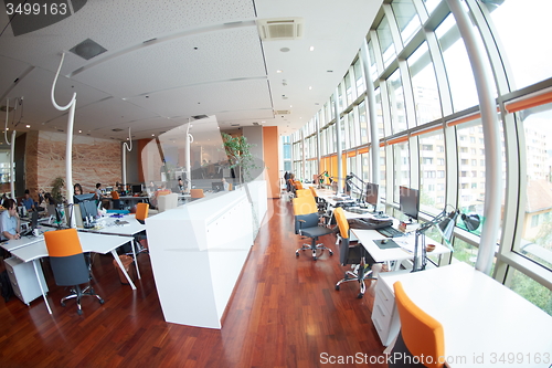 Image of startup business people group at office