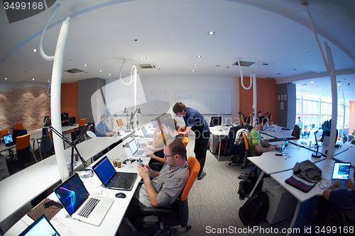 Image of startup business people group at office