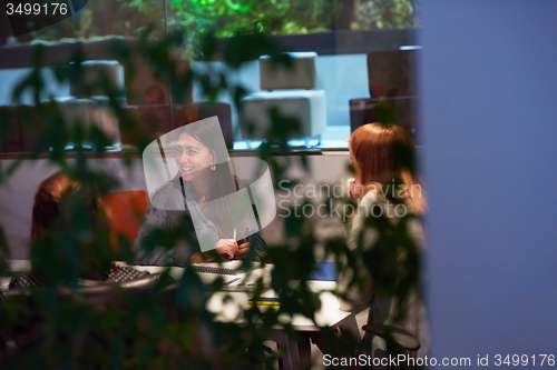 Image of startup business people group at office