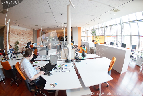 Image of startup business people group at office