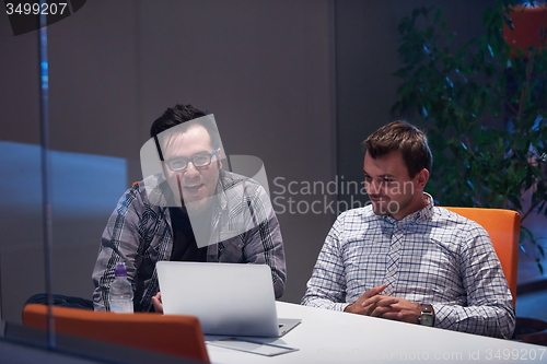 Image of startup business people group at office