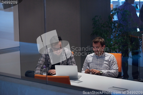 Image of startup business people group at office