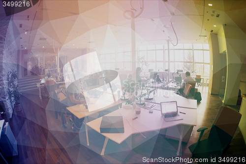 Image of startup business people group at office
