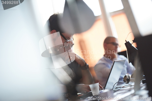 Image of startup business people group at office