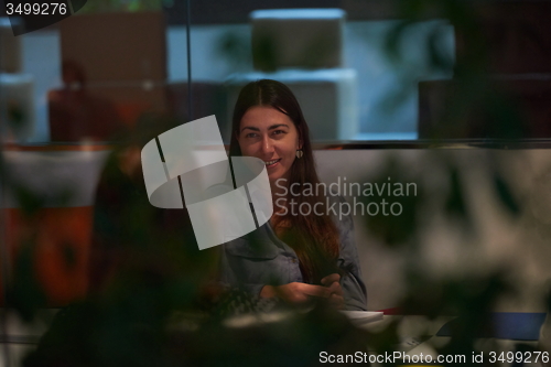 Image of startup business people group at office