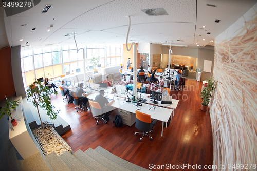 Image of startup business people group at office