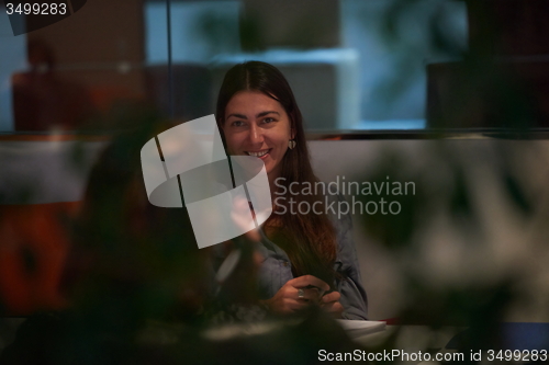 Image of startup business people group at office