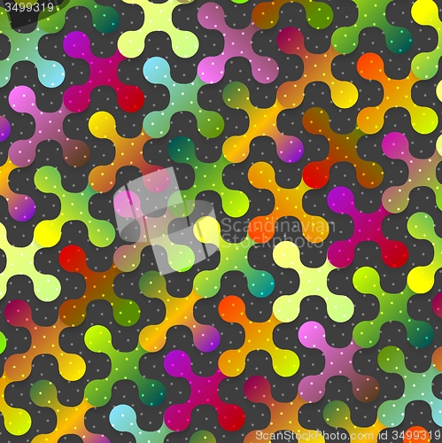 Image of Abstract colorful shapes pattern background