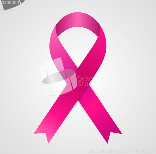Image of Breast cancer awareness pink ribbon tape design