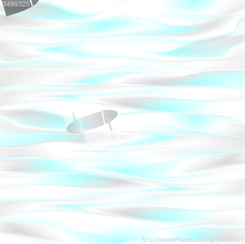Image of Cyan blue smooth waves design