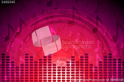 Image of Crimson music flyer abstract background